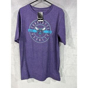 Charlotte Hornets T Shirt Size M Purple NBA Basketball